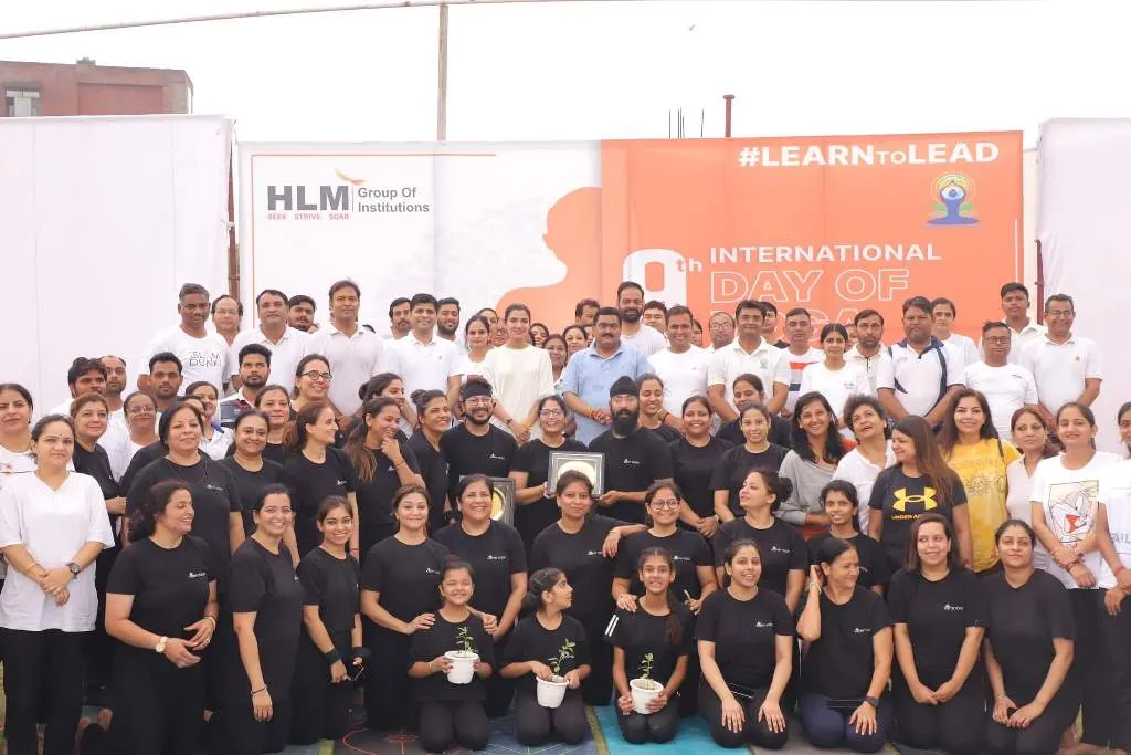 International yoga day group at HLM