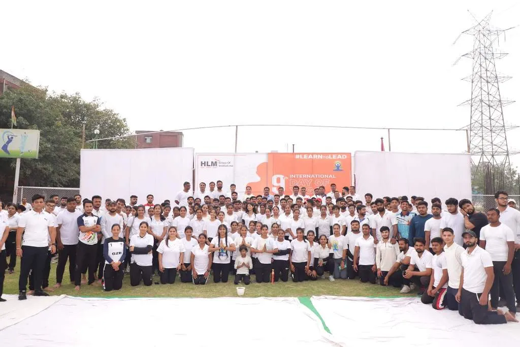 Sports day ground assembly at HLM